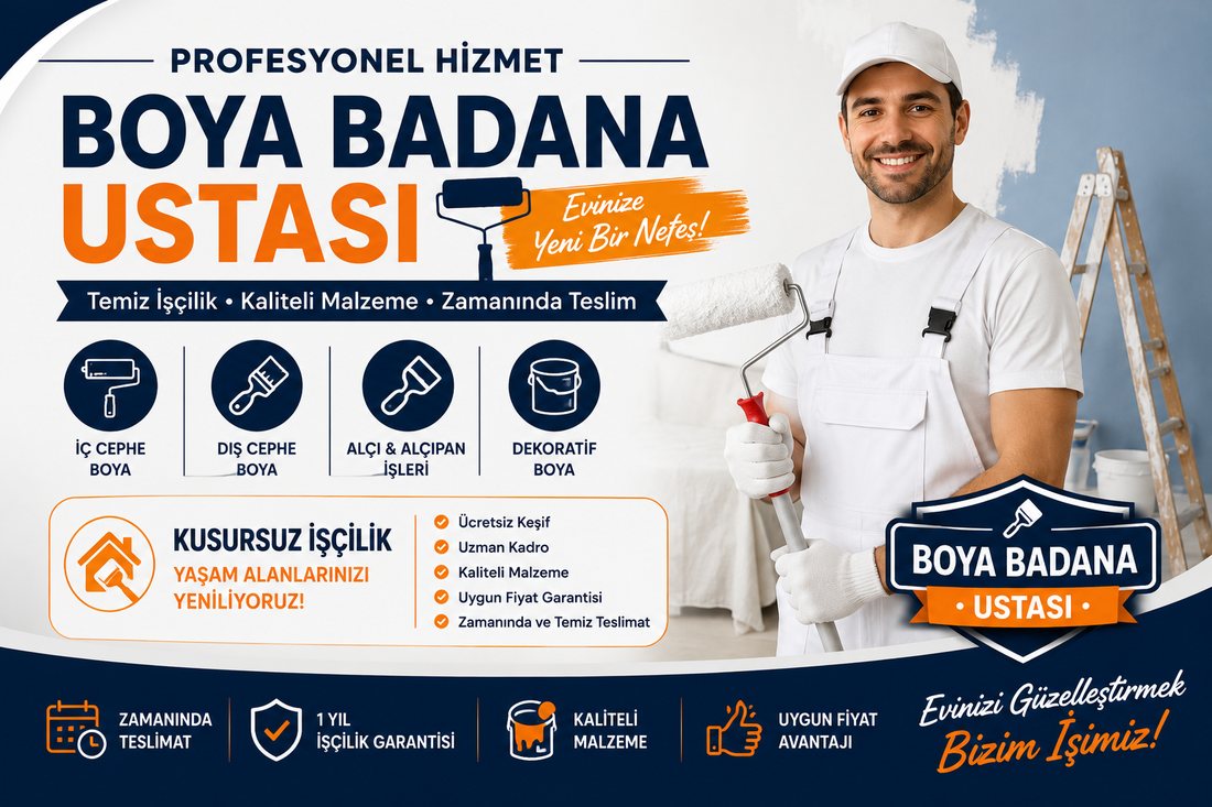 Osmangazi boya badana ustası – profesyonel boyacı
